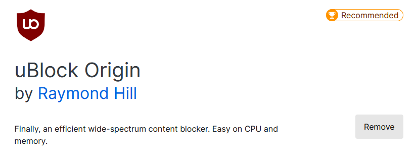 uBlock Origin